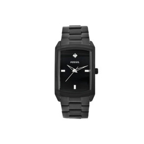 Watch strap Fossil FS4483 Steel Black 24mm